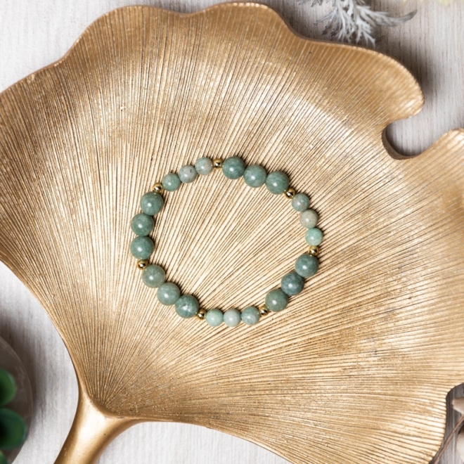 Bratara cristale Jad Verde pentru femei, Tazara