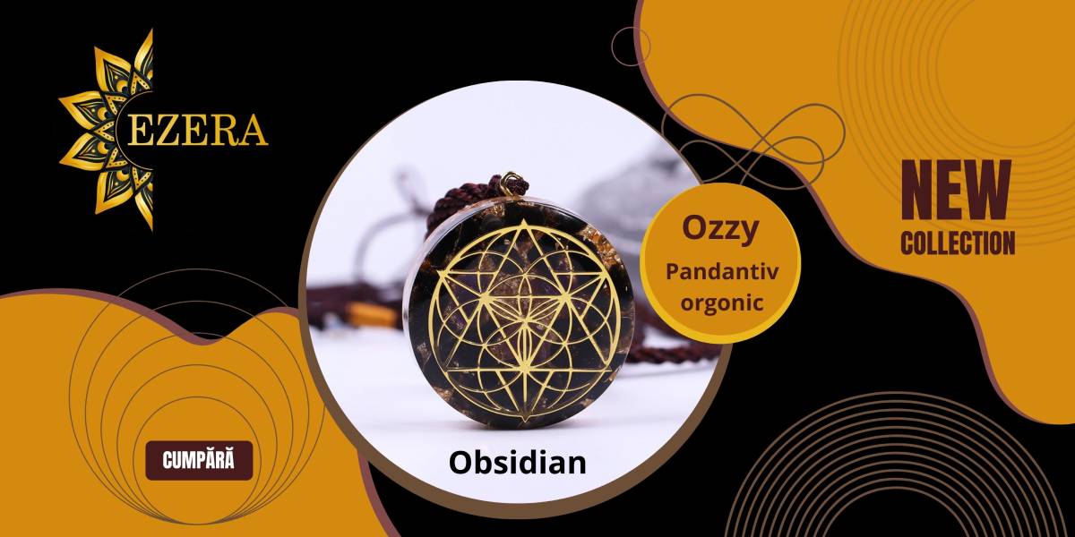 Pandantiv obsidian